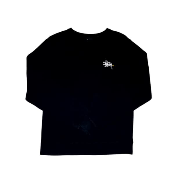 스투시 백로고 맨투맨