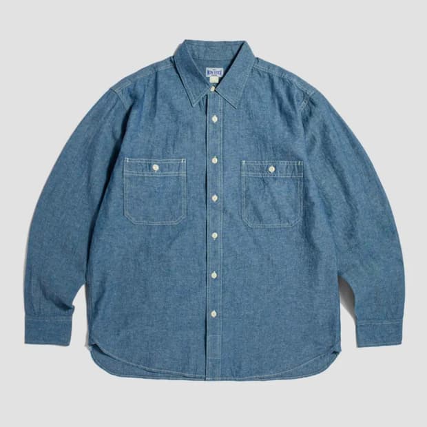 브론슨 샴브레이 셔츠 M사이즈 새상품