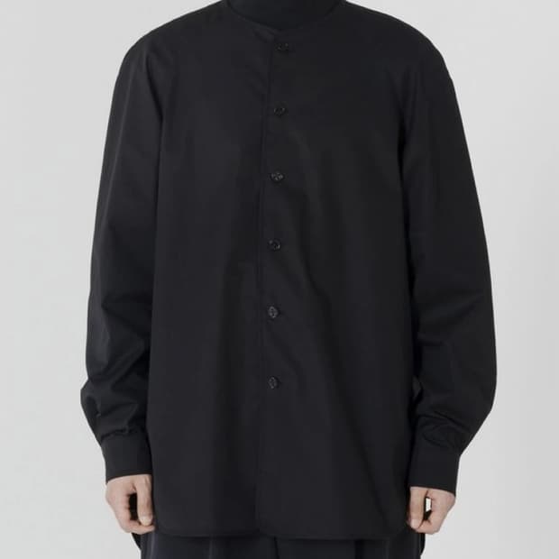 오파츠 ooparts 카라리스 바인딩 셔츠 노카라