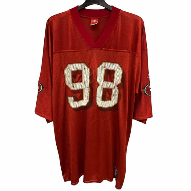 NFL X 리복 샌프란시스코 49ers 유니폼 풋볼 져지 L