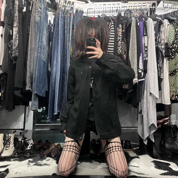 스트라이프 자켓