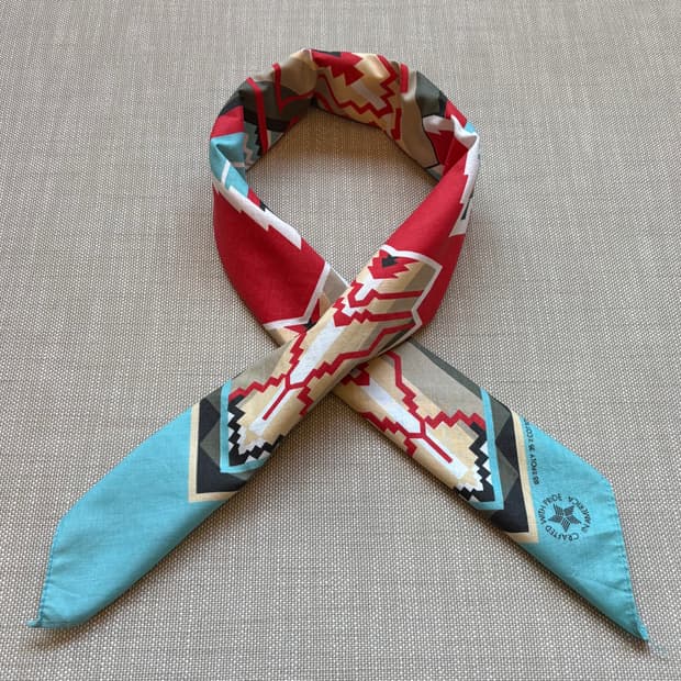 80s USA WAMCRAFT 아메리칸 네이티브 나바호 반다나