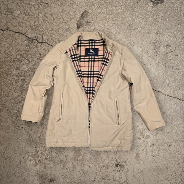 BURBERRY 노바체크 퀼팅 자켓