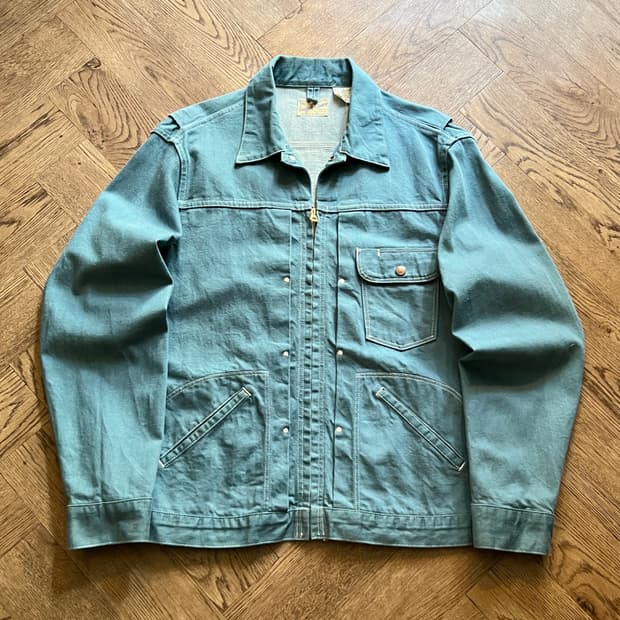 [M]슈가케인 랭글러 11mjz 복각 데님 트러커 자켓