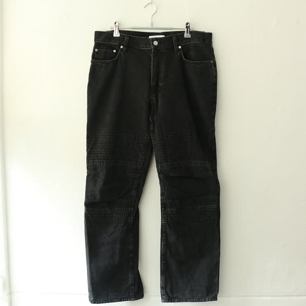 헬무트랭 블랙 데님 팬츠