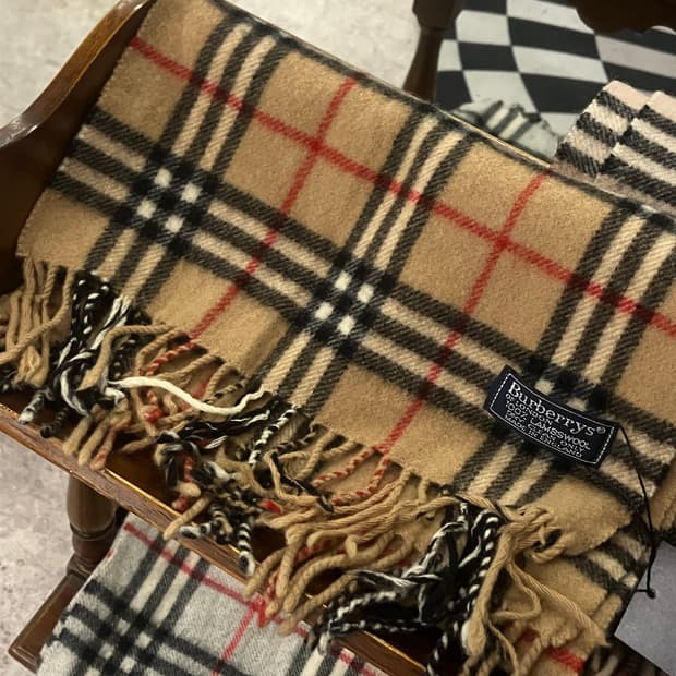 버버리 체크 머플러 브라운 #csz2288
