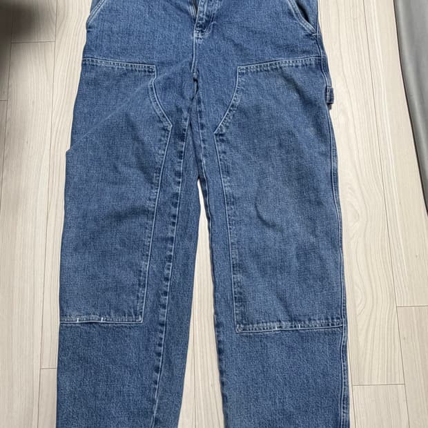 스투시 데님 워크 팬츠 블루