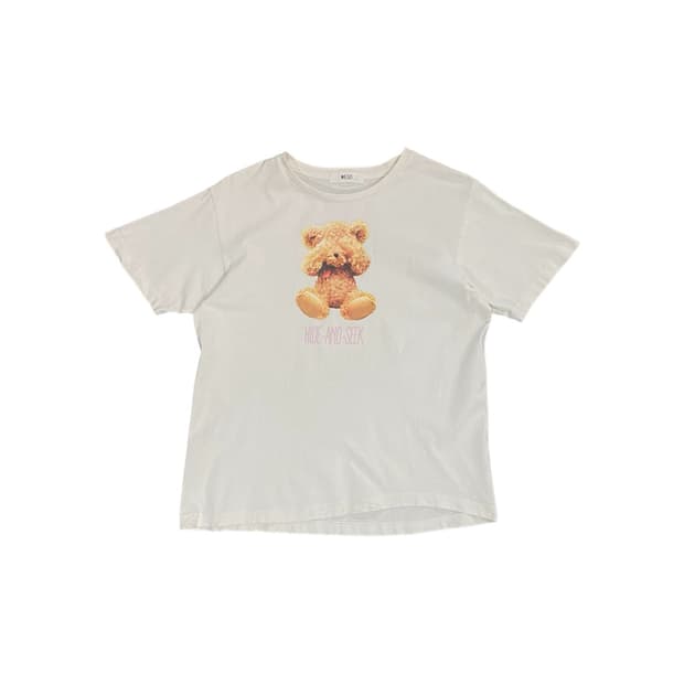 Wego hide and seek 테디베어 반팔 티셔츠
