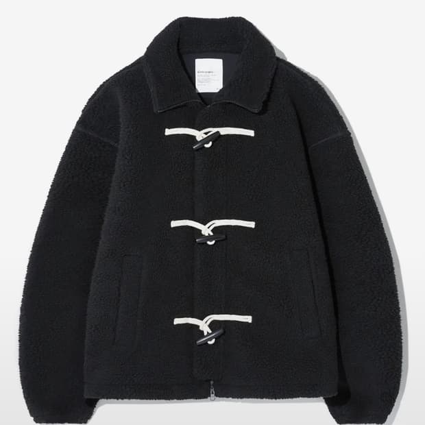 헤비보아 CGP 더플 플리스 점퍼_블랙