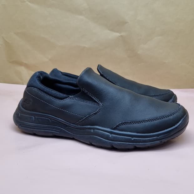 스케쳐스 남성 레더 슬립온265