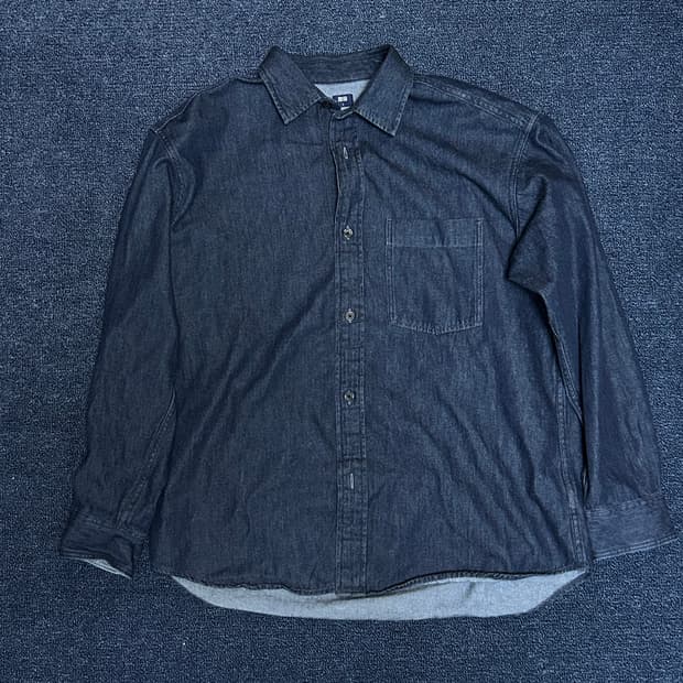 유니클로 데님 셔츠