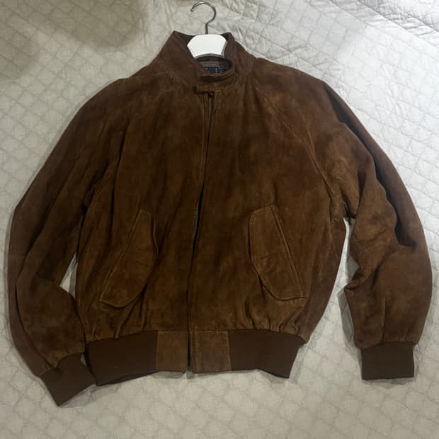 Polo Ralph Lauren Brown Suede Baracuta J