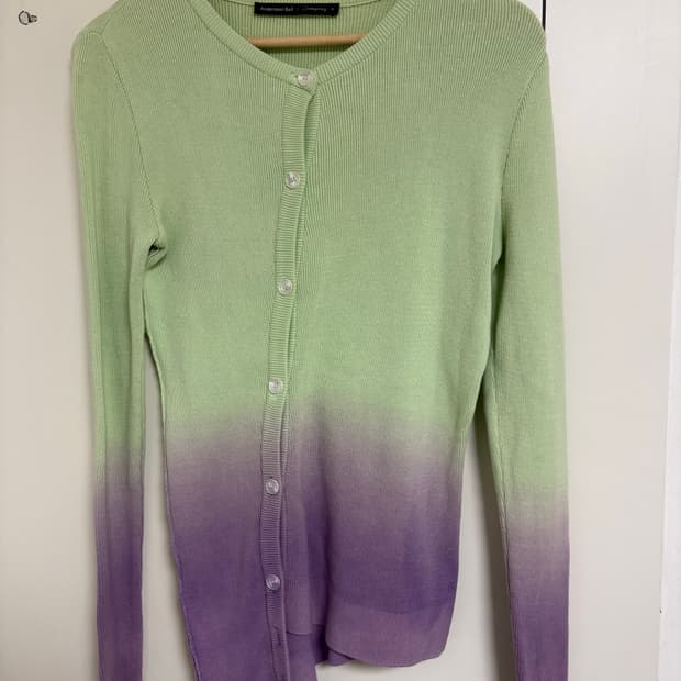 앤더슨 벨 핸드 다이드 그라데이션 가디건 <컨디션 상>