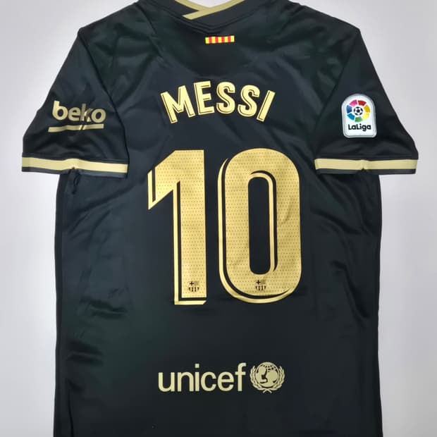 20-21 바르샤 어웨이 메시 반팔 유니폼 M사이즈 레플리카
