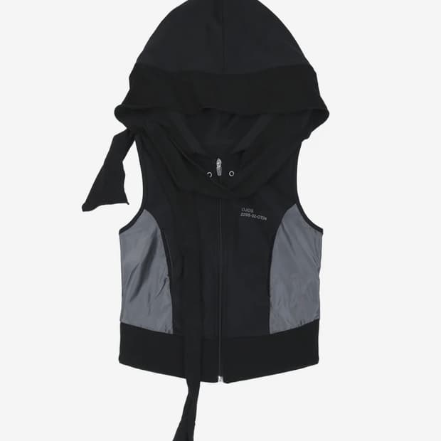 오호스 Muffler Boxer Hoodie Zip-up / Black