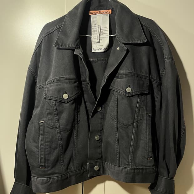아크네 스튜디오/ 오버핏 흑청 자켓