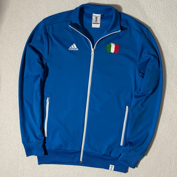 아디다스 이탈리아 블루 트랙탑 져지