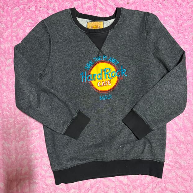 하드락 카페 맨투맨 스웻셔츠 L