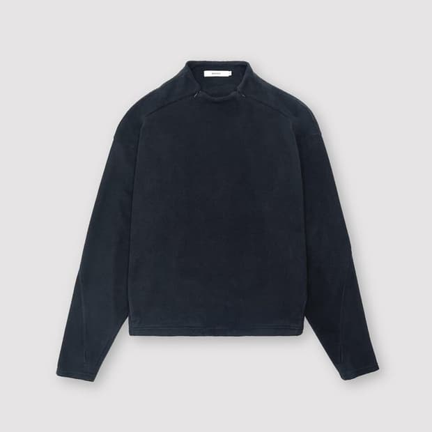 윈더 플리스 풀오버 탑 츠통령 m