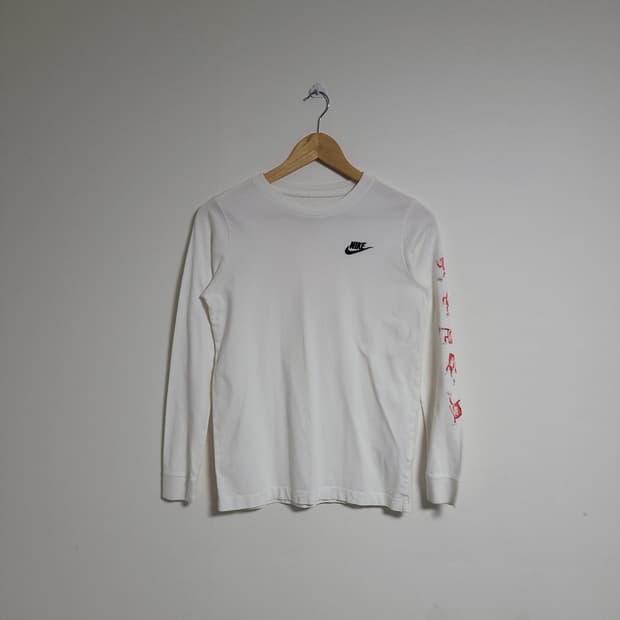 (XS) NIKE 나이키 롱슬리브 긴팔 티셔츠 흰색