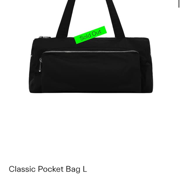 피치바스켓마켓 Classic Pocket Bag L