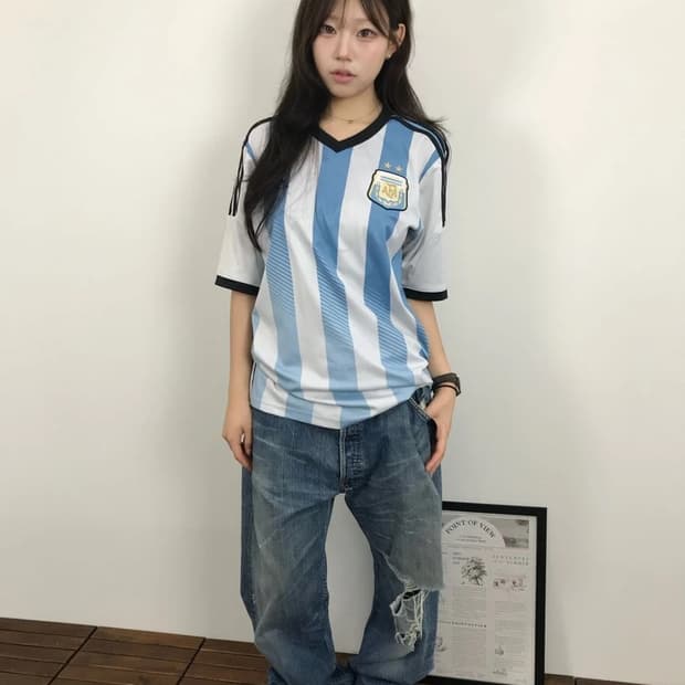 2014 Adidas Argentina Home Jersey