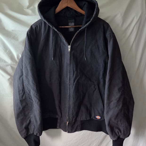 디키즈 후드 액티브 워크 자켓 블랙 XL(105~110)