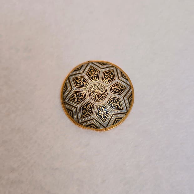 빈티지 브로치 다마스커스 브로치