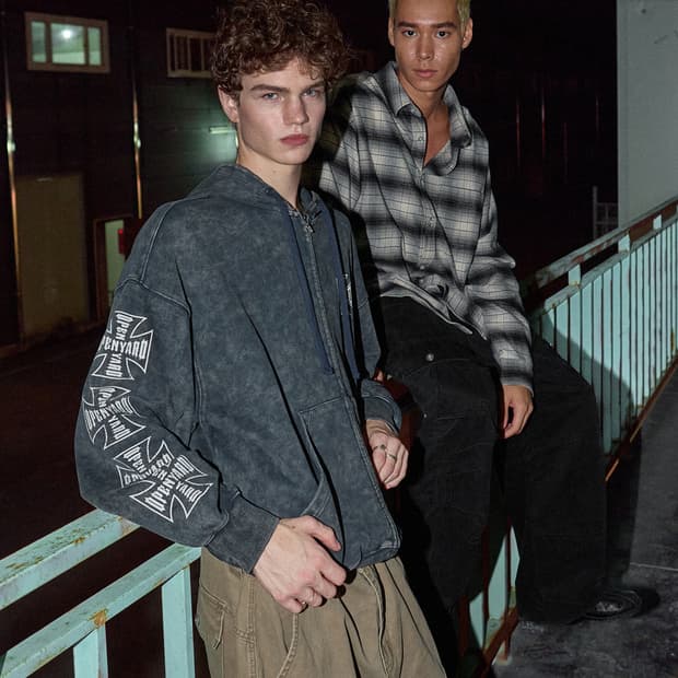 (택O) OY 오와이 크로스 페이드 워시드 후드집업 (네이비) (m)