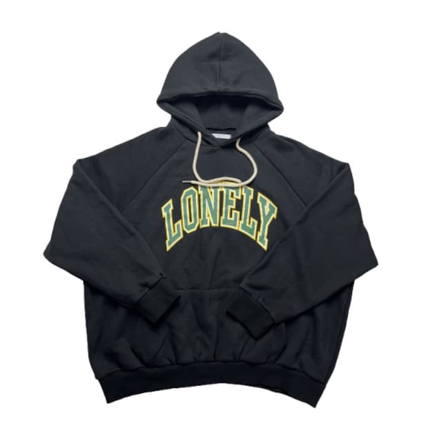 보세 검정 론리 오버핏 후드티 중고 구제 빈티지