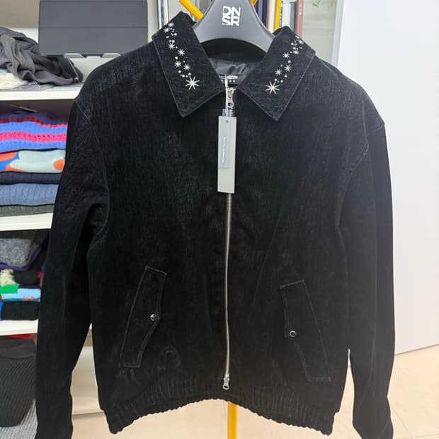 dnsr 벨벳 데님 자켓 XL