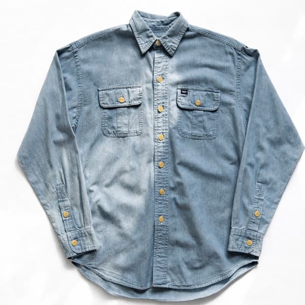 90's 폴로 스포츠 샴브레이 셔츠 M(95)