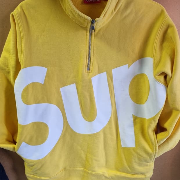 슈프림 맨투맨 반집업 아노락 