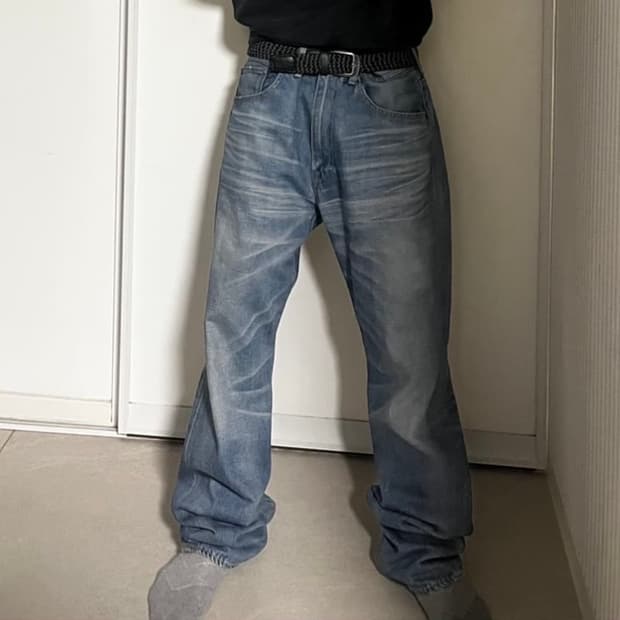 00s  bape star denim pants
