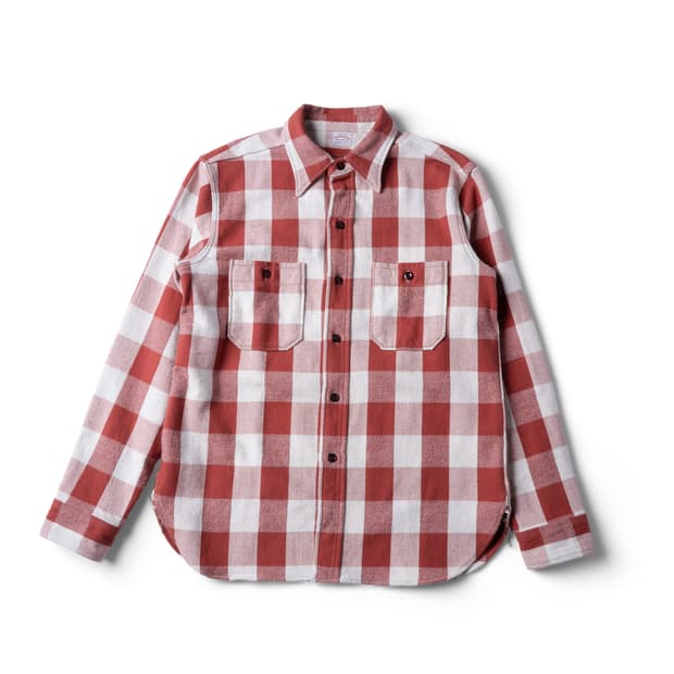 웨어하우스 플란넬 셔츠 