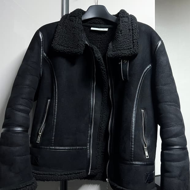 킨들민 스웨이드 무톤 무스탕 자켓