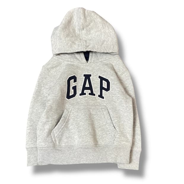 베이비 갭 로고 그레이 후드 집업 18-24 M