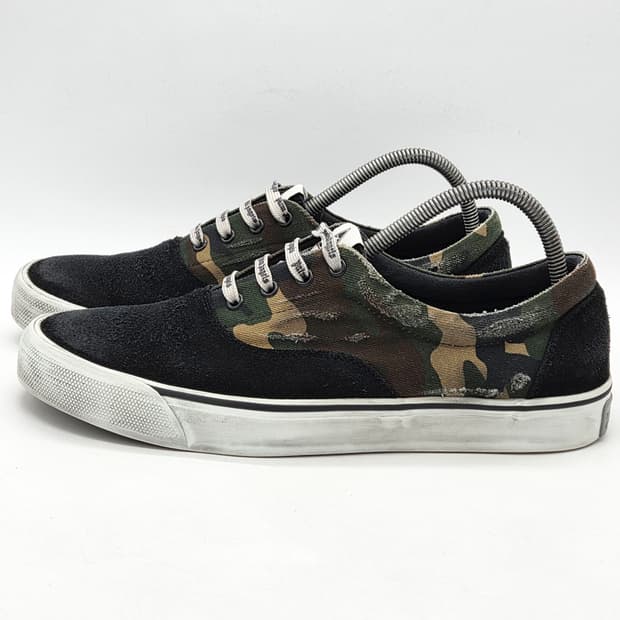 팜엔젤스 디스트레스드 스니커즈 카모/블랙 (43)