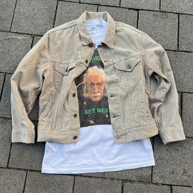 [S] 이태리제 리바이스 코듀로이 트러커