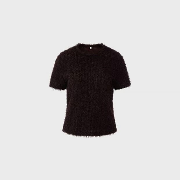 티크 teak buckle knit top(블랙)