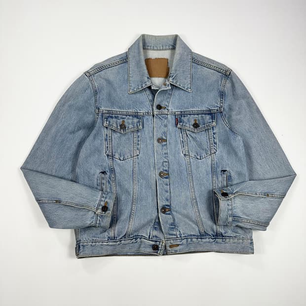 리바이스 og 빈티지 클래식 연청 데님 트러커자켓 M