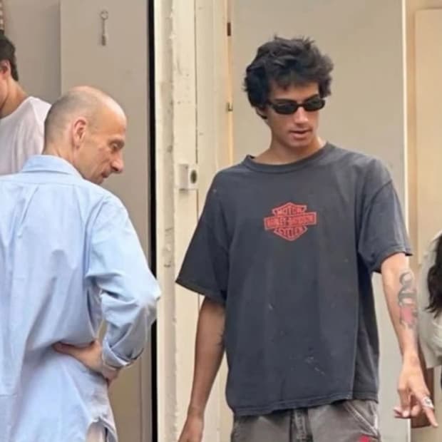 빈티지 할리데이비슨 스컬크로스 반팔티