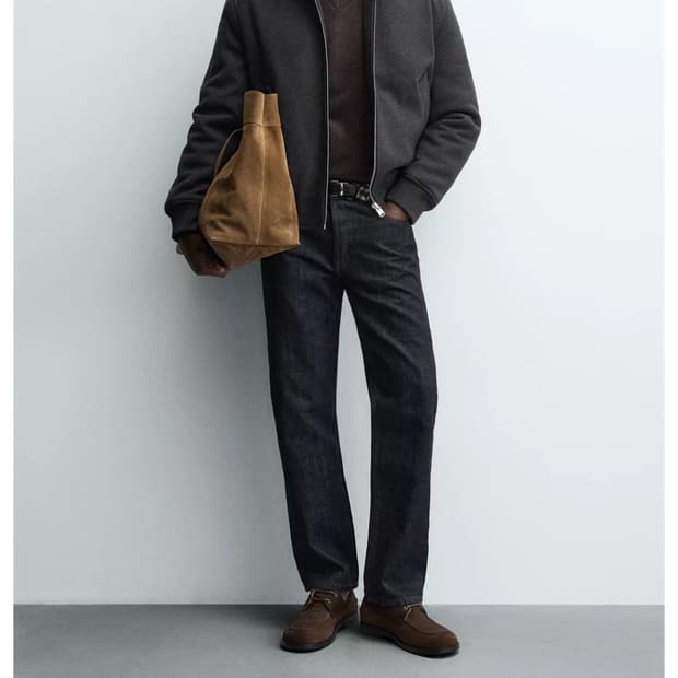 자라 콤비 봄버 자켓