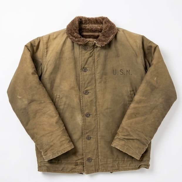 오리지널 USN 1-N 덱 자켓 38