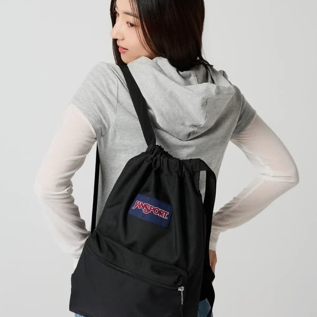 잔스포츠 드로우색 black