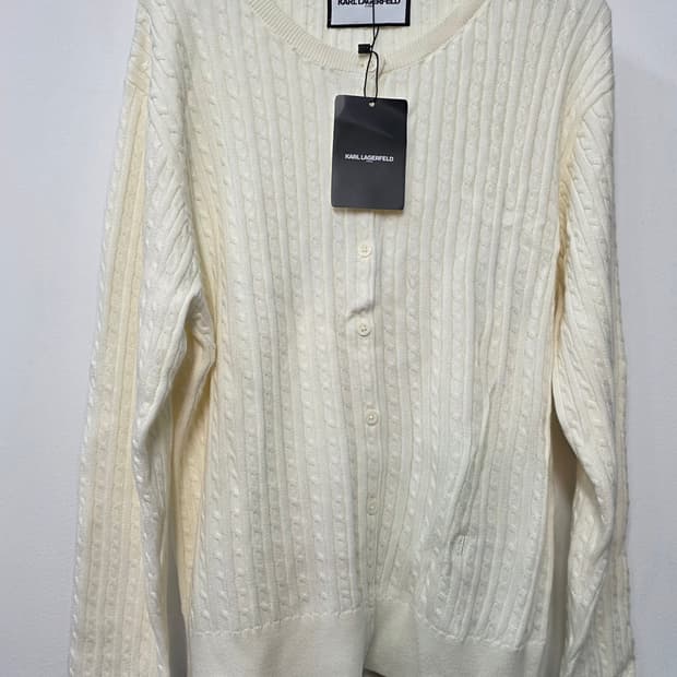칼 라거펠트 여성 가디건