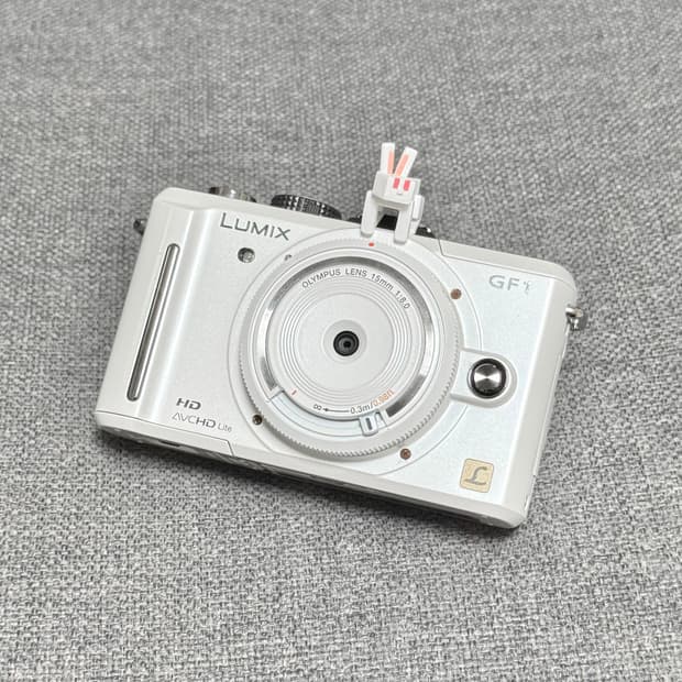 파나소닉 루믹스 DMC-GF1 화이트 미러리스카메라
