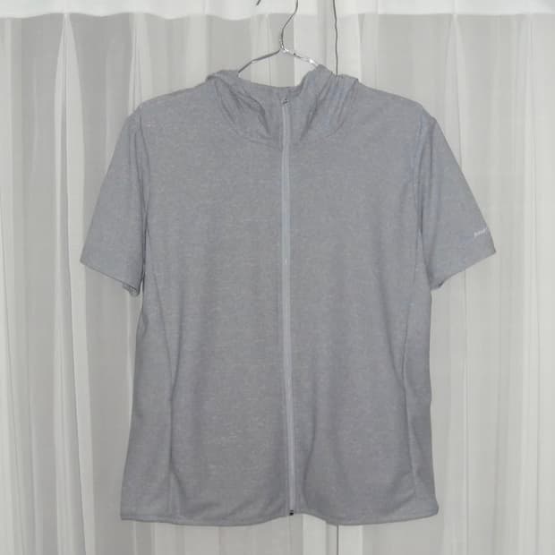 지초이컴포트 23-004 short sleeve zip hoodie