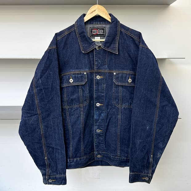 웹스 올드스쿨 힙합 데님 자켓