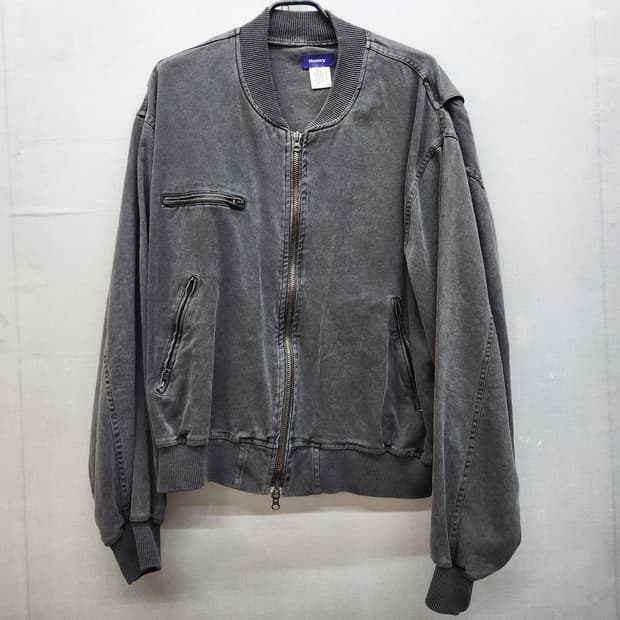Hestory 피그먼트 오버핏 항공점퍼 3XL